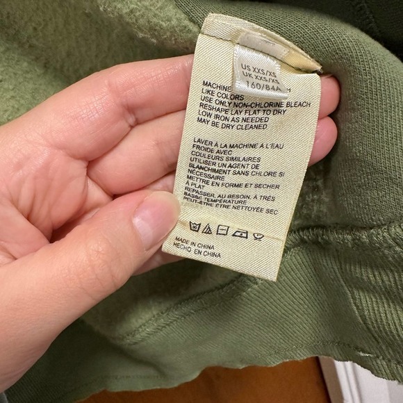 Anthropologie Pilcro Green Open Front Oversized Cardigan Size XXS/XS - Picture 8 of 10